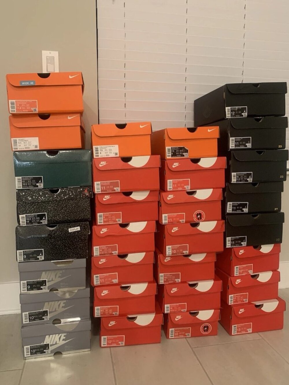 Nike And Jordan Empty Boxes